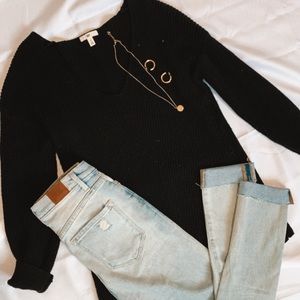 BP Nordstrom Black Sweater Size Medium